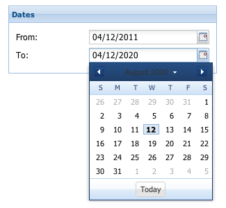 Ext.form.Date component